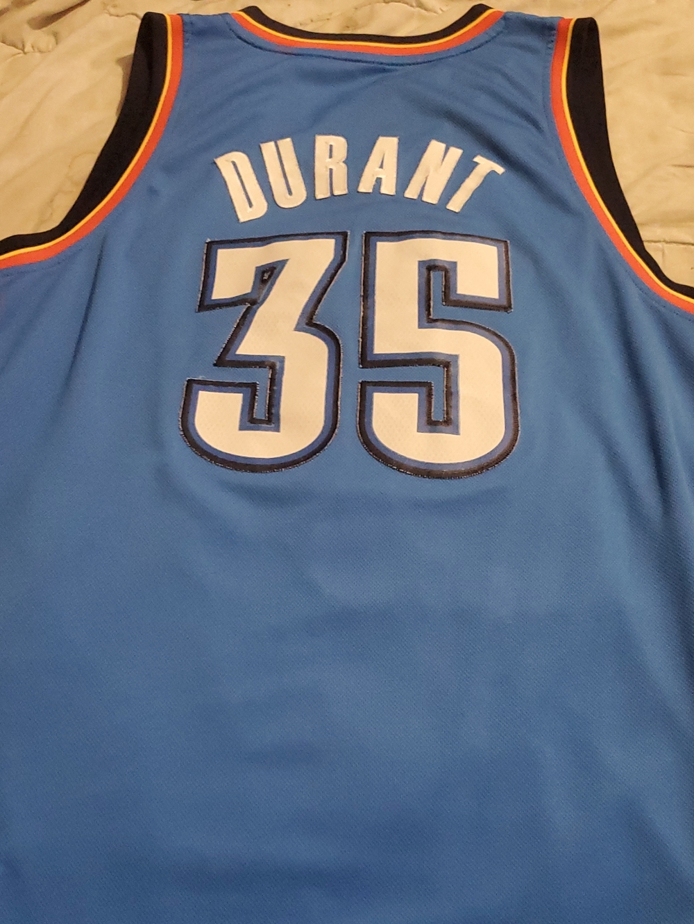 NBA Authentic Vintage Adidas Oklahoma City Thunder Kevin Durant Jersey....🔥🏀